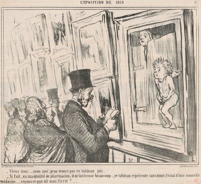 No chodź... przyjacielu, nie mogę znaleźć... autorstwa Honoré Daumier