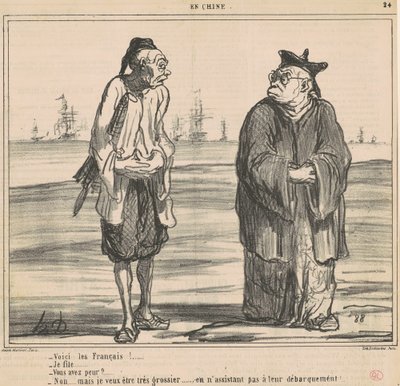 Nadchodzą Francuzi! ... ja córka ... autorstwa Honoré Daumier
