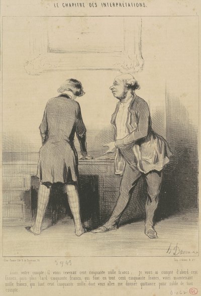 Oto Twoje konto: To było Twoje... autorstwa Honoré Daumier