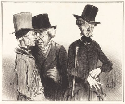 Więc! zostałaś emerytką, ja lekarzem, on... autorstwa Honoré Daumier