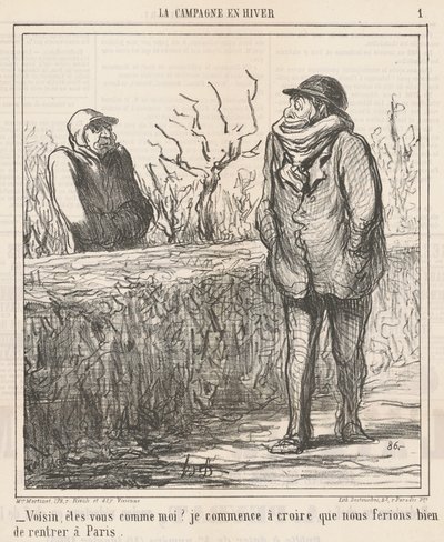 Sąsiedzie, jesteś taki jak ja? ... autorstwa Honoré Daumier