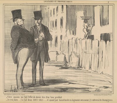 Twój dom sprawia, że ​​czuję, że muszę... autorstwa Honoré Daumier