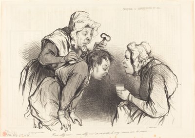 Zobaczysz!... zatrzyma krew... autorstwa Honoré Daumier