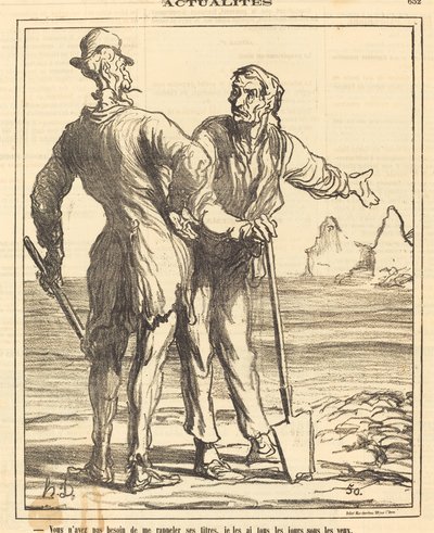 Nie musisz mi przypominać o jego tytułach... autorstwa Honoré Daumier