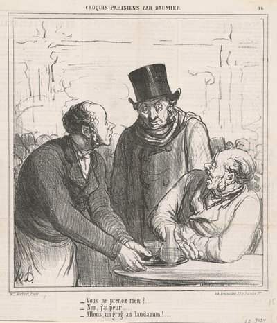 Nic nie bierzesz? autorstwa Honoré Daumier