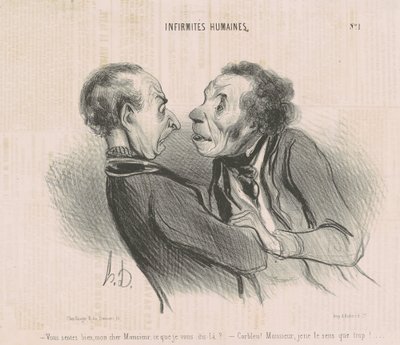 Czujesz się dobrze, mój drogi panie... autorstwa Honoré Daumier