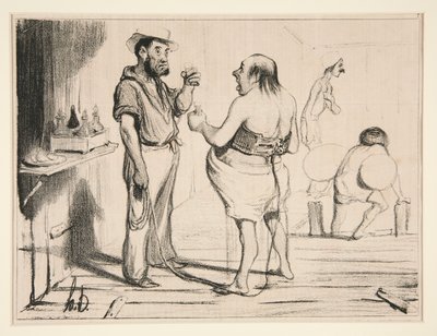 Widzisz, burżuazji, jesteś dokładnie w autorstwa Honoré Daumier