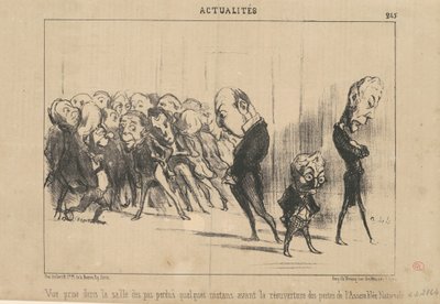 Widok z korytarza zagubionych schodów... autorstwa Honoré Daumier