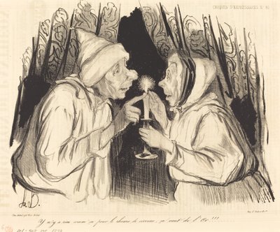 Nie ma nic takiego na przeziębienie... autorstwa Honoré Daumier