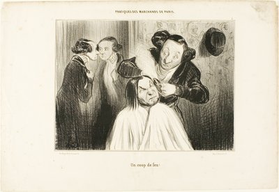 "Fire!", płyta 35 z Types Parisiens autorstwa Honoré Victorin Daumier