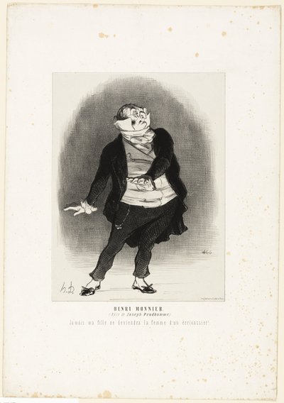 Henri Monnier. (w roli Josepha Prudhomme