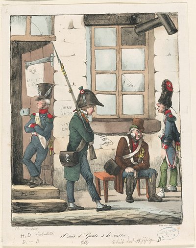 "Pilnuję ratusza" autorstwa Honoré Victorin Daumier