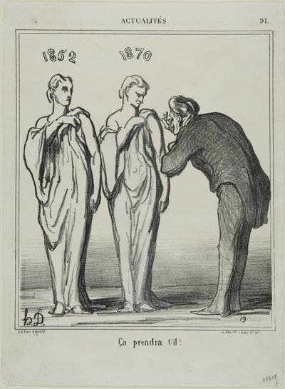 "To wystarczy!", płyta 91 z Actualités autorstwa Honoré Victorin Daumier