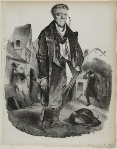 Pijak autorstwa Honoré Victorin Daumier