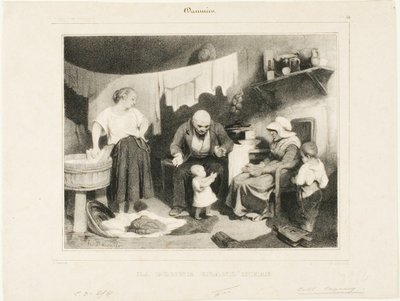 Dobra babcia, płyta 55 autorstwa Honoré Victorin Daumier
