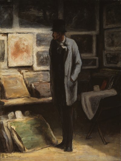 The Print Collector autorstwa Honoré Victorin Daumier