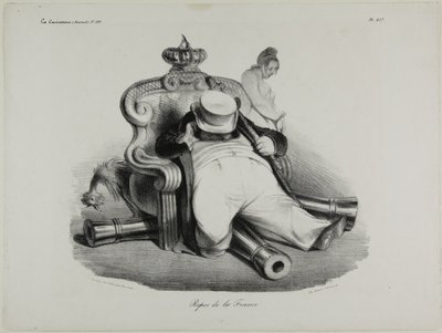 The Repose of France, płyta 417 autorstwa Honoré Victorin Daumier