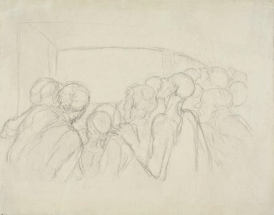 Widzowie autorstwa Honoré Victorin Daumier