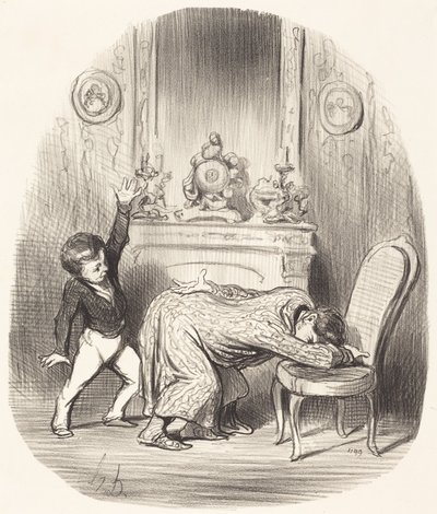 Na wzór Henryka IV autorstwa Honoré Daumier