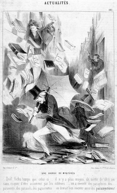Rozgrywka tajemnic: komiks o „Tajemnicach Paryża” opublikowany w telenoweli Eugène Sue – w „Le Charivari” z 16.02.1844 r. autorstwa Honoré Daumier
