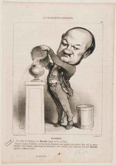 Altaroche autorstwa Honoré Daumier