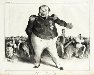 Doprawdy! To całkiem wytworny bal! autorstwa Honoré Daumier