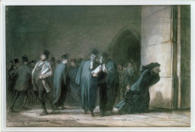W Pałacu autorstwa Honore Daumier
