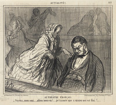 W Théâtre Français... autorstwa Honoré Daumier