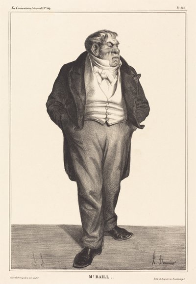Baillot autorstwa Honoré Daumier