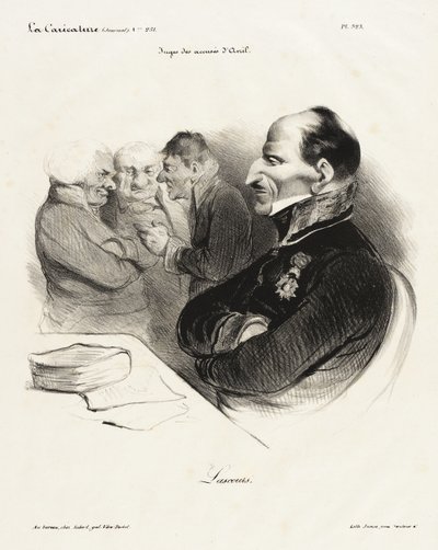 Baron de Lascours autorstwa Honoré Daumier