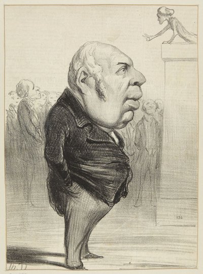 „Berryer” autorstwa Honoré Daumier