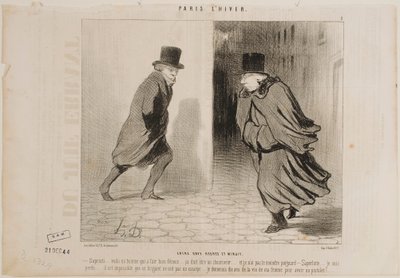 Między godziną 11 a północą autorstwa Honoré Daumier