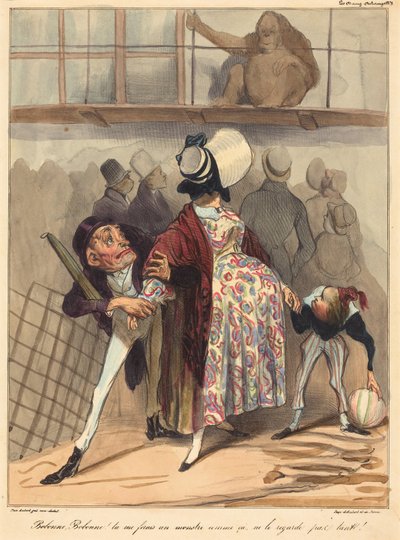 Bobonne... nie patrz na niego tak dużo! autorstwa Honoré Daumier