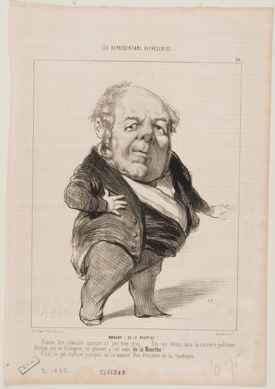 Boulay (de la Meurthe) autorstwa Honoré Daumier