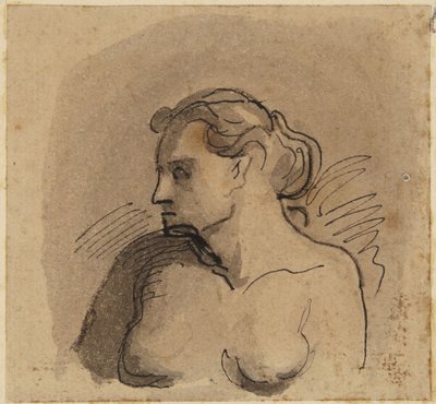 Popiersie kobiety autorstwa Honoré Daumier