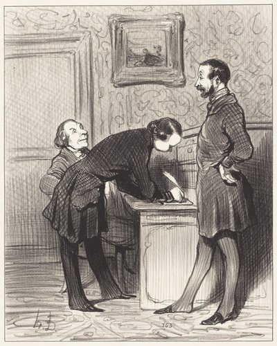 To właśnie dlatego, że jest pańskim przyjacielem... autorstwa Honoré Daumier