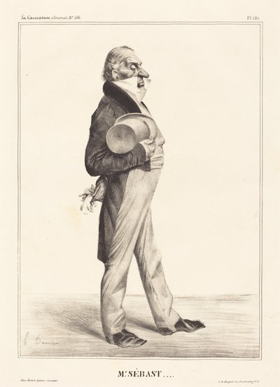 Hrabia Horace Sébastiani autorstwa Honoré Daumier
