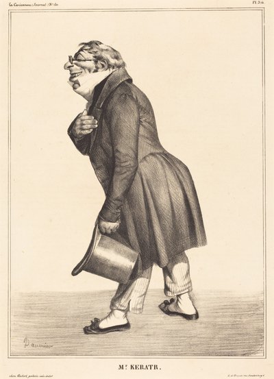 Hrabia de Kératry autorstwa Honoré Daumier