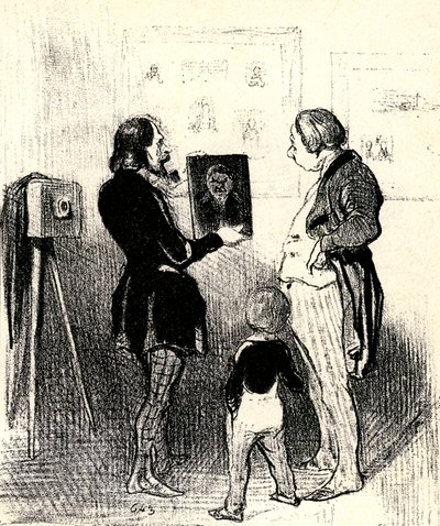 Dagerotypia autorstwa Honore Daumier