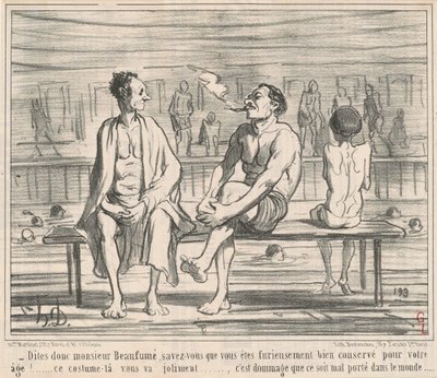 Powiedz, monsieur Beaufumé... autorstwa Honoré Daumier