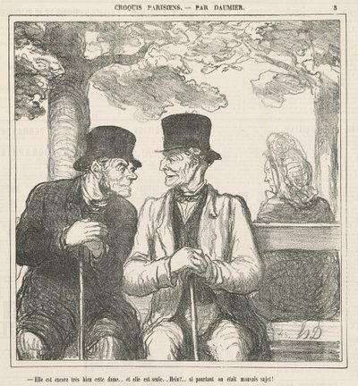 Nadal jest bardzo dobra, ta pani... autorstwa Honoré Daumier