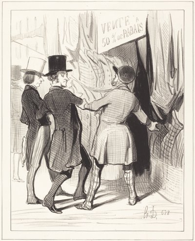 Wejdźcie panowie... oto kilka wspaniałych... autorstwa Honoré Daumier