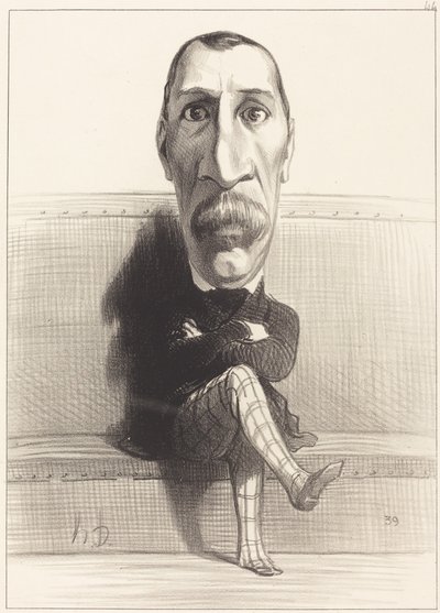 Eus. Isidore Buvignier autorstwa Honoré Daumier