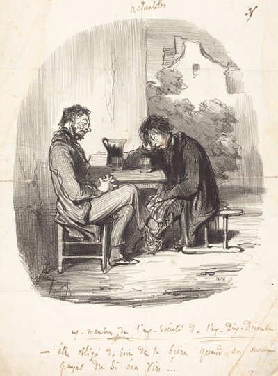 Byli członkowie byłego Towarzystwa byłego Dziesiątego Grudnia autorstwa Honoré Daumier