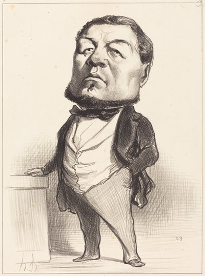 F.J. Ducoux autorstwa Honoré Daumier