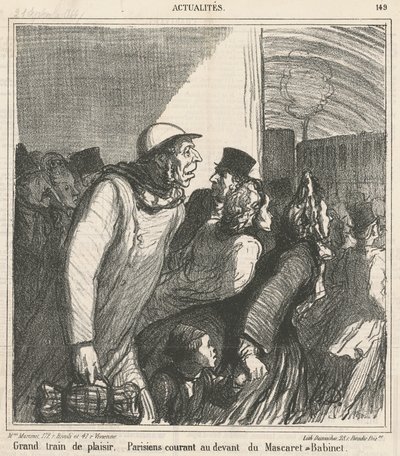 Świetny pociąg do zabawy autorstwa Honoré Daumier