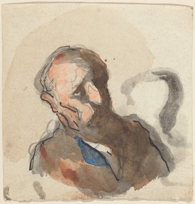 Głowa mężczyzny autorstwa Honoré Daumier