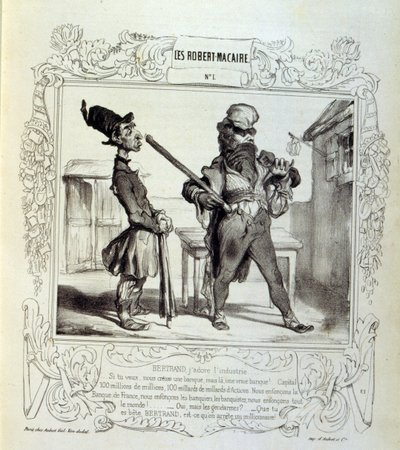 Pomysły i legendy Philipon autorstwa Honoré Daumier
