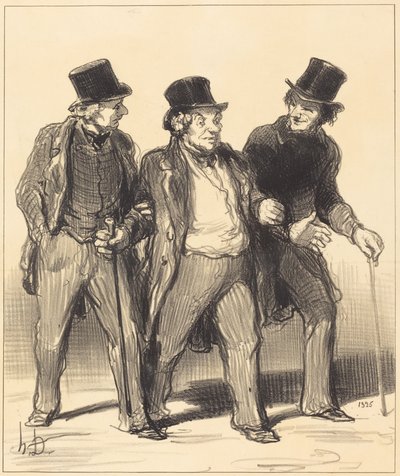 Wydaje mi się, że widzę... psa... bez kagańca!... autorstwa Honoré Daumier