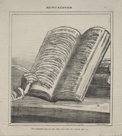 Rzeczywistość (nr 77): Nie dziwcie się, że jest długa i z wieloma poprawkami autorstwa Honoré Daumier